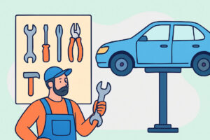 Autonkorjaamon työkaluvalikoima – peruskalusto