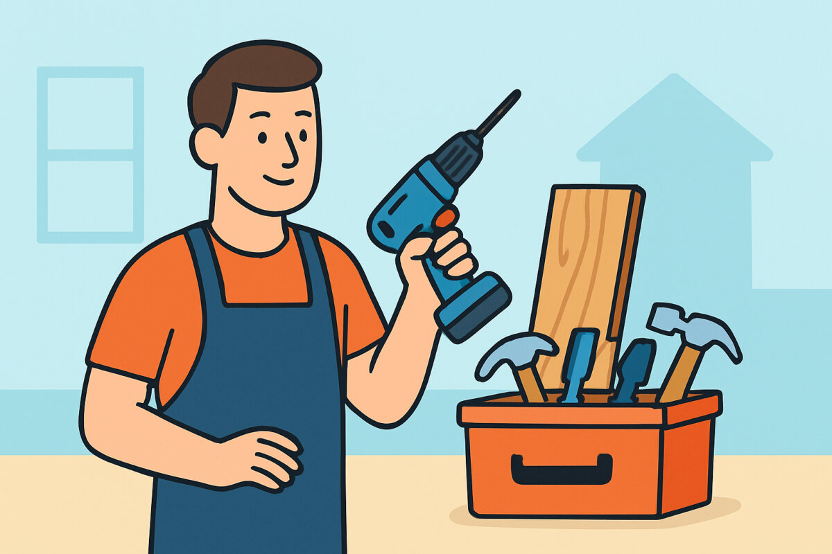 DIY-rakentajan työkalut – aloituspaketti kotitalouteen